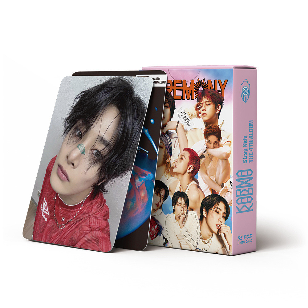 55pcs/box Straykids CEREMONY Photocards 2025 KARMA 4th KPOP LOMO