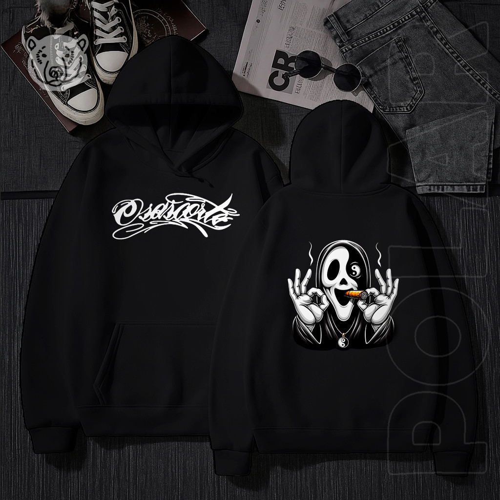 Blusa de Moletom Blusa de Frio Osascorte Morte Ying Yang Tony