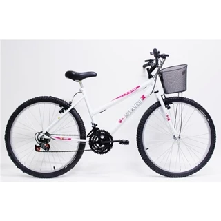 Bicicleta Aro 26 Feminina Bike De Passeio 18 Marchas Saidx em Oferta na Shopee