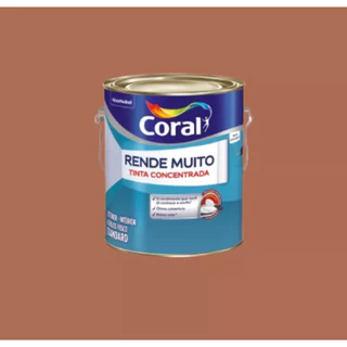 Tinta Rende Muito Pote De Argila Fosco 3,2 Coral 