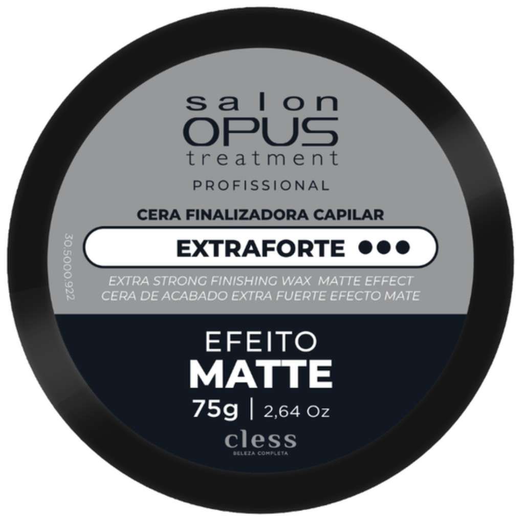 Pomada Salon Opus Extra Forte 75g Cless fixacao extrema textura