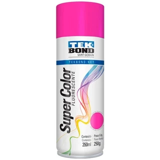 Tinta Spray Rosa Fluorescente 350ml Tekbond