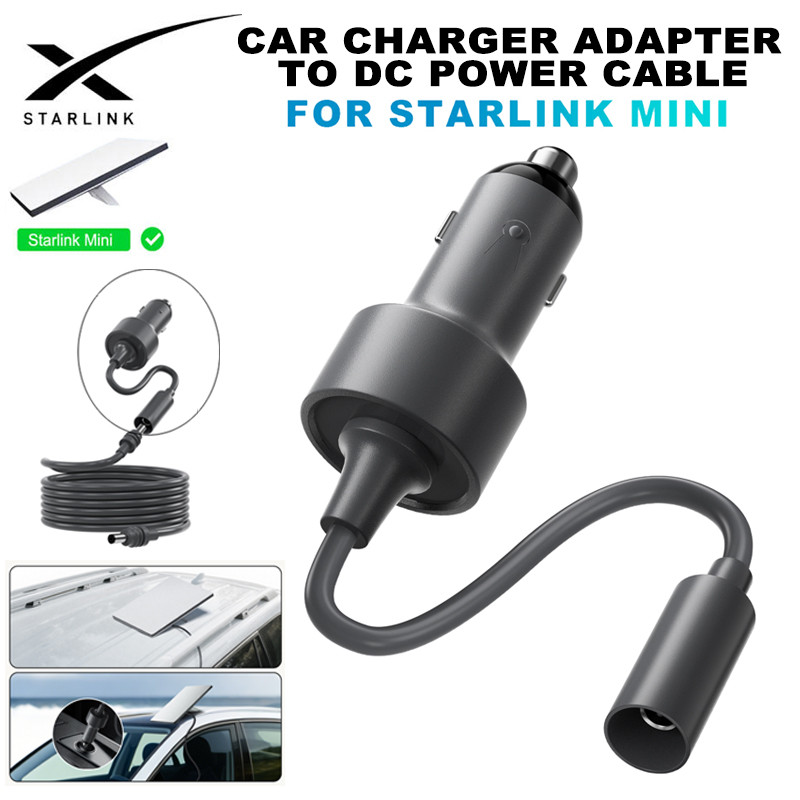 Starlink Mini Adaptador De Carregador De Carro Para Cabo De Alimentação ...