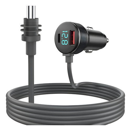 Cabo 12v/24v De Carregamento 3-em-1 Para Starlink Mini 3mt Cinza-escuro ...