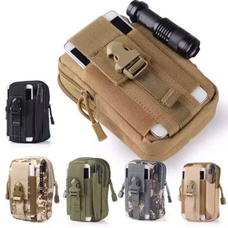 Bolsa de Cintura Tática Militar | Compacta, Durável, p/ Celular, Bike e Montanhismo