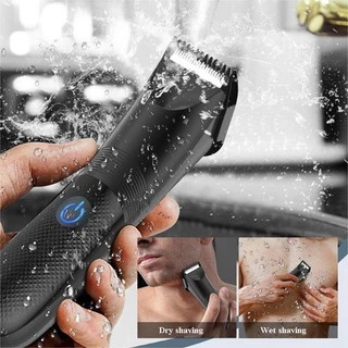 Aparador De Pelos Íntimos Masculino Fio Base Recarregável Elétrico À Prova D'água Máquina De Cortar Cabelo unisex