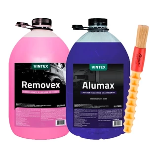 Kit Shampoo Limpeza Motor Roda Chassis Alumax Removex Vonixx
