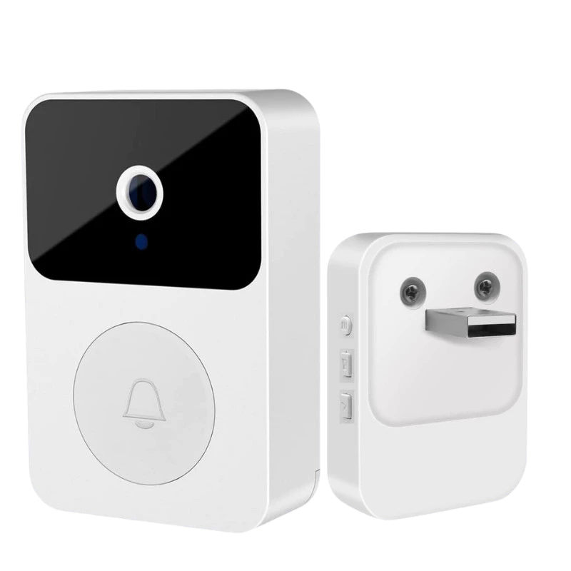 Campainha Com Câmera Vídeo Porteiro Sem Fio Wi-Fi HD Inteligente Smart Home Vê Pelo Celular Recarregável — foto 5 de 5