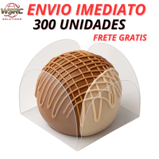 300 Forminhas Para Doces de Acetato Transparente Confeitaria Aniversários Casamento Decoração
