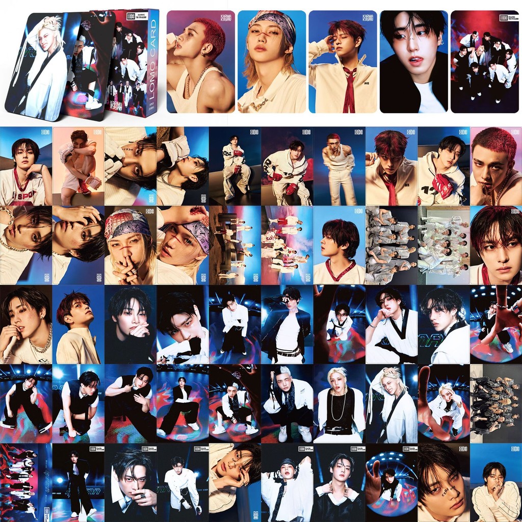 55pcs STRAY KIDS SKZ HOP Lomo Cartões ATE Perder My Breath Magic
