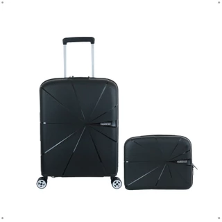 Kit Mala de viagem Bordo Expansível e Frasqueira Cadeado TSA em Oferta na Shopee