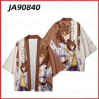 NS1 Uma Musume Bonito Derby Agnes Tachyon Cosplay Pano 3D Verão Camiseta Anime Manga Curta Topo SN1