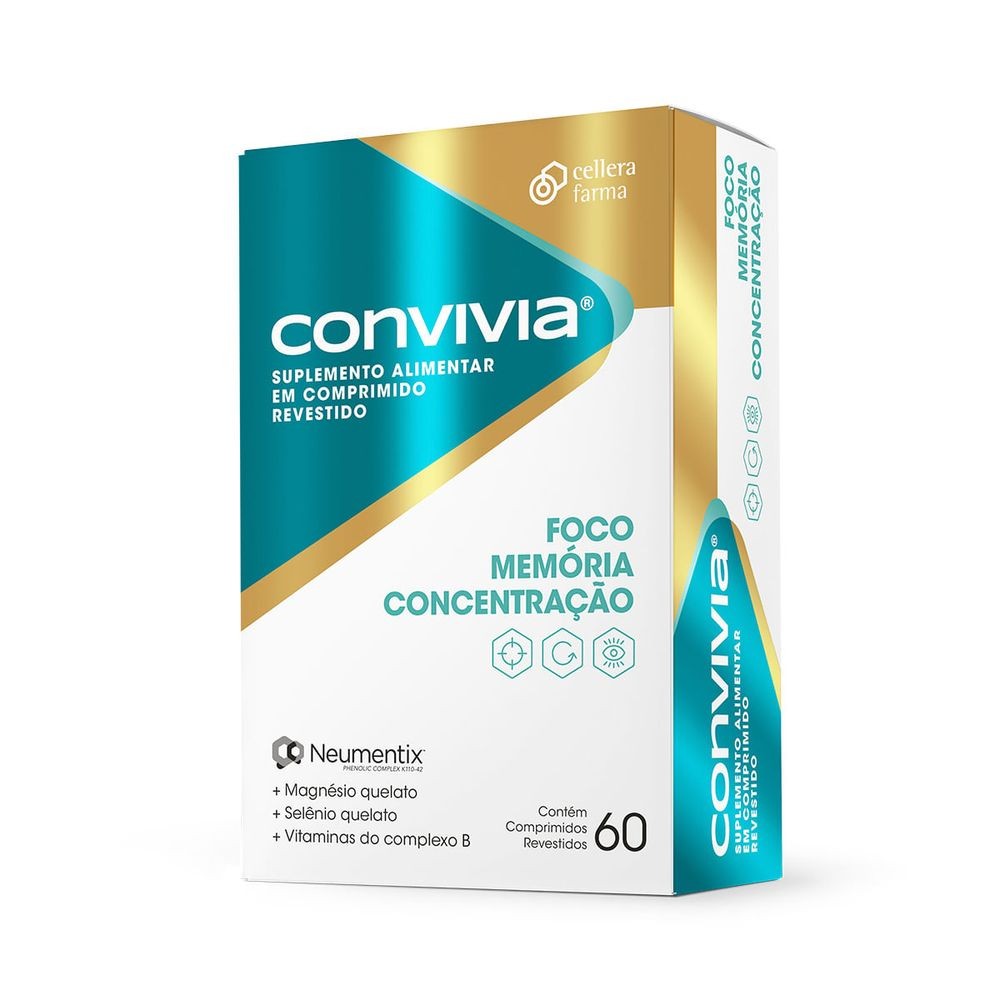 Suplemento Alimentar Convivia - 60 Comprimidos | Shopee Brasil