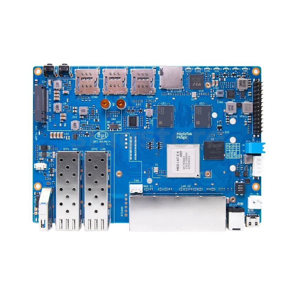 Placa De Desenvolvimento Do Roteador Banana Pi R4 Com 4 Gb De RAM ...
