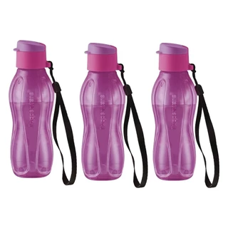 Kit com 3 Garrafas de Água Tupperware Eco Tupper Roxa 310ml em Oferta na Shopee