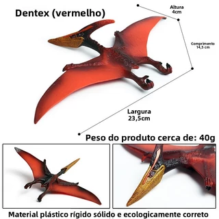 Simulação de Dinossauro Jurássico, Modelo Educacional de Pterossauro, Pteranodon, Pterodáctilo Sólido, Brinquedo Infanti