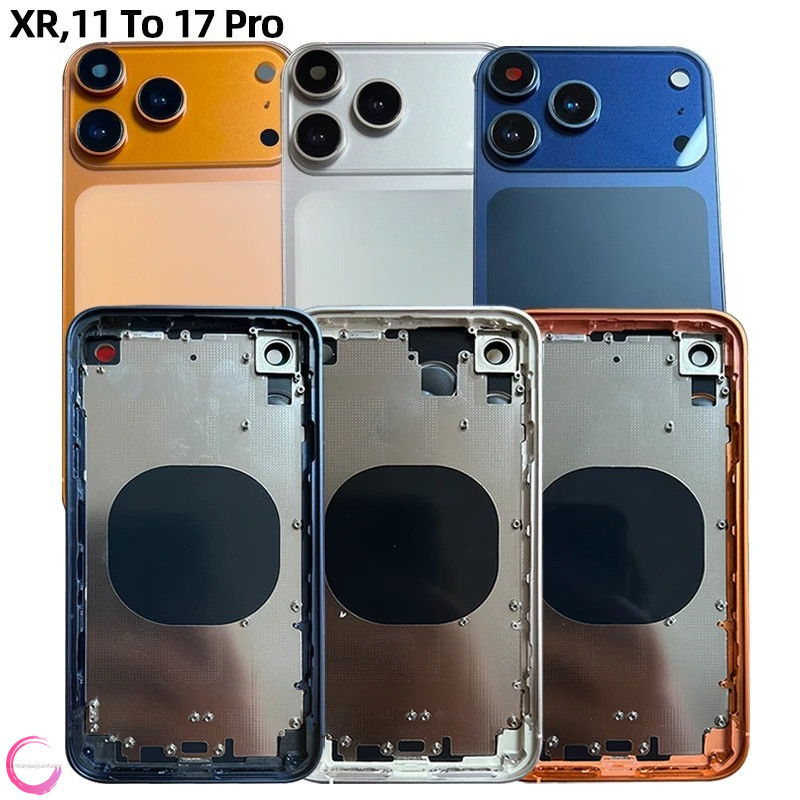 ちー 取り置き中 iPhone XR 256GB 17PROカスタム Para iPhone XR A 17PRO 11 17 PRO LITE Max Volta Habitação Tampa Da