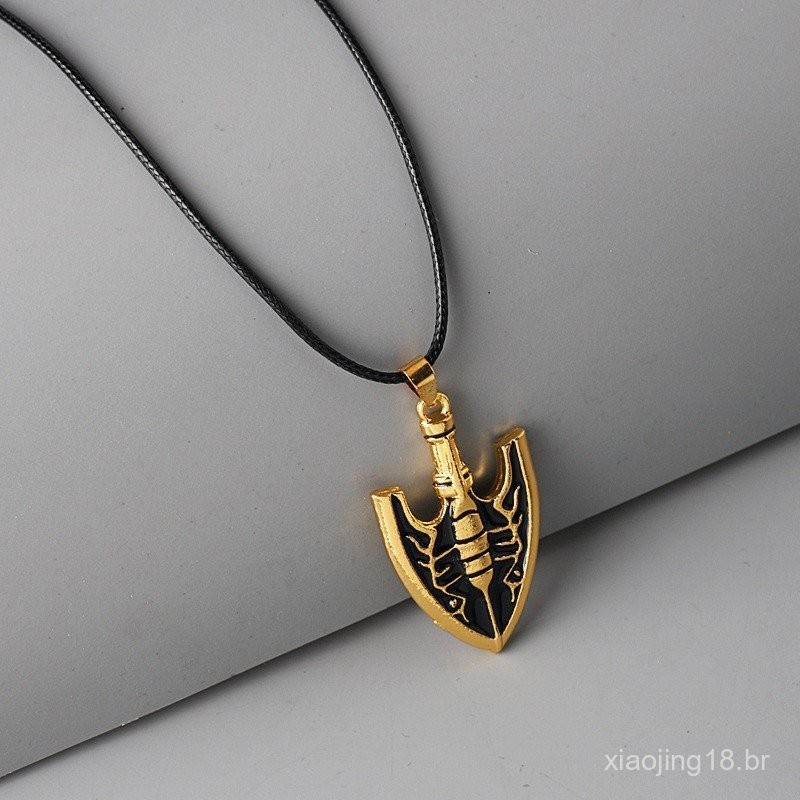 Novo Colar de Anime JOJO Adventure Arrow, Pingente Dupla Face ...