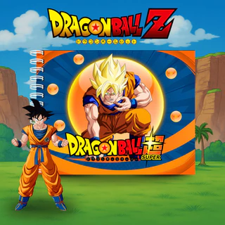 Produto Livro De Colorir Dragon Ball Capa Dura 50 Folhas de 180g em Oferta na Shopee