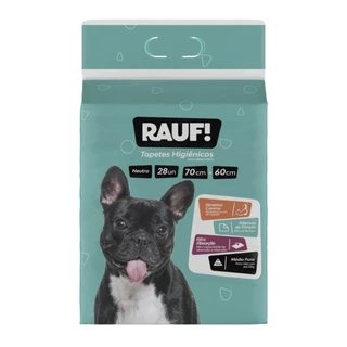Tapete Higiênico Rauf Neutro 70x60cm - Embalagem com 28 Unidades em Oferta na Shopee