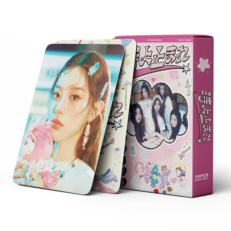 55pcs ILLIT LOMO Cartão Comemorativo Álbum Photocard KPOP