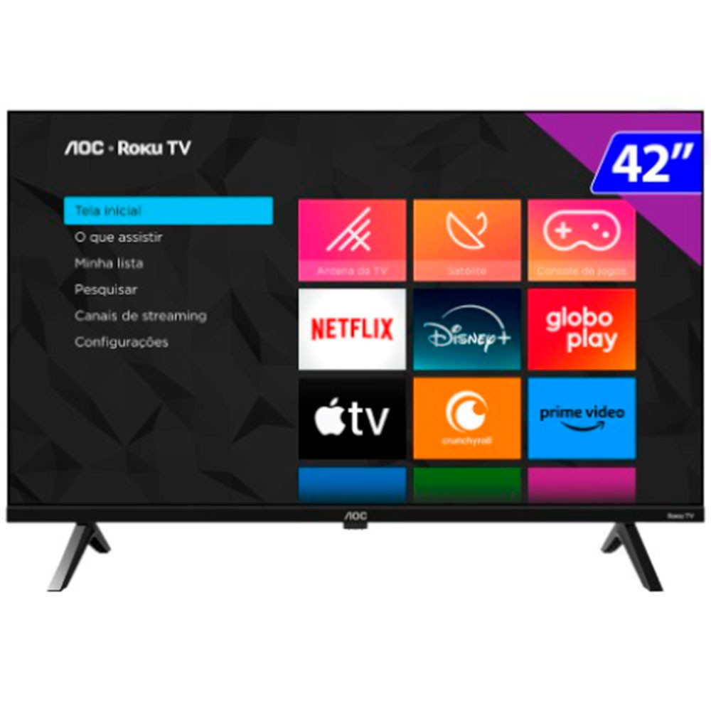 Tv 42 Aoc Led Smart Full Hd 42s5045/78g | Shopee Brasil