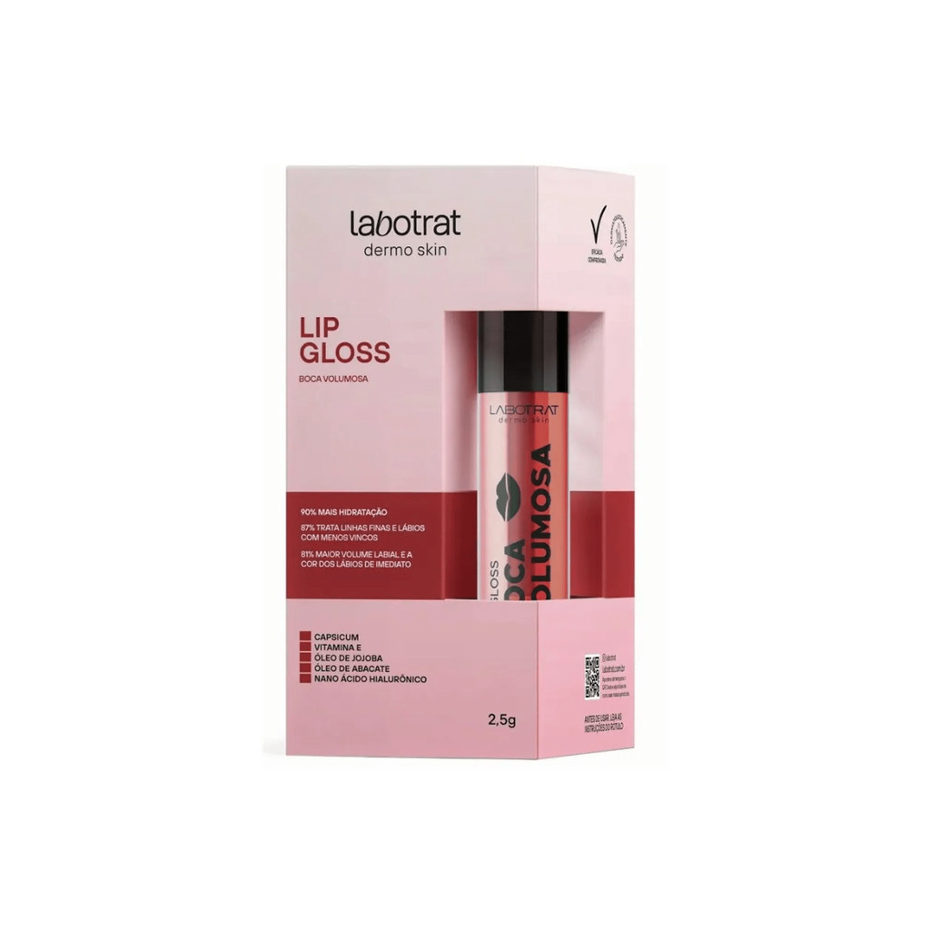 Lip Gloss Boca Volumosa Hidrata Labial Brilho Labotrat 2,5g | Shopee Brasil