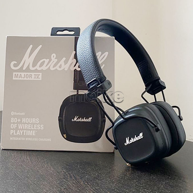 Marshall Major IV 4 Fone De Ouvido Sem Fio bluetooth Com Microfone