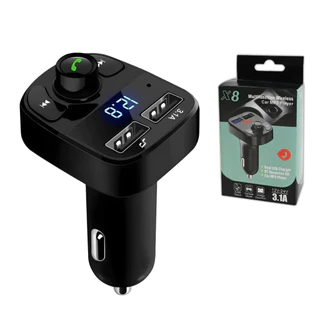 Carregador Carro Transmissor Fm Bluetooth Veicular Mp3 Rádio em Oferta na Shopee