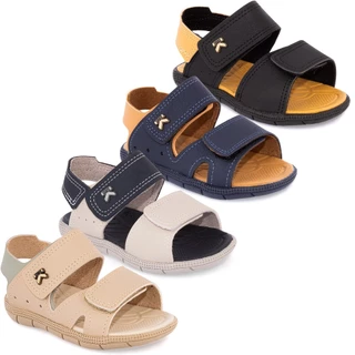 Sandália Klin Papete Menino Infantil Tic Tac Original Casual