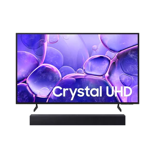 Samsung Smart TV 58" Crystal UHD 4K U8500F 2025 + Soundbar Samsung HW-B400F em Oferta na Shopee