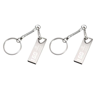 Kit 10 5 3 Mini Pendrive Metálico USB 2.0 Original Chaveiro 16GB 32GB 64GB Alta Velocidade Portátil Para Computador
