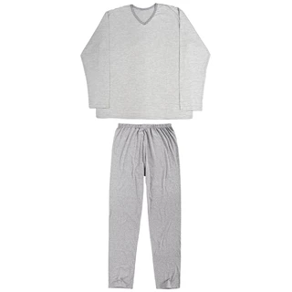 Pijama Masculino Manga Longa Com Calça Malha Nº 42 AO 48 em Oferta na Shopee