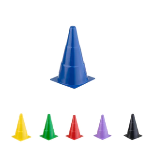 Kit 10 Cones Demarcatorio Treino Agilidade Futebol Futsal - Varias Cores