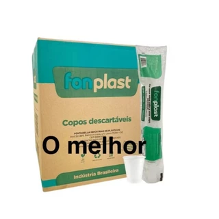 Copo de 200ML Transparente ABNT Fonplast com 2.500 unidades