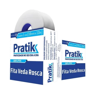 Fita Veda Rosca Pratik 18mm x 10m em Oferta na Shopee
