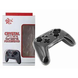 Case Capa de Acrílico (Cristal Transparente) Protetora Para Controle Nintendo Switch Pro Controller