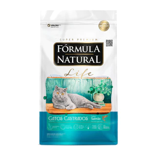 Ração Fórmula Natural Life Para Gatos Castrados Salmão 10,1kg em Oferta na Shopee