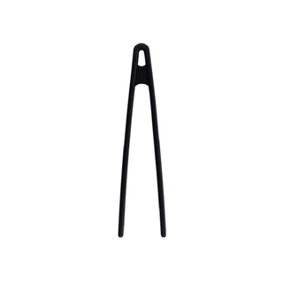 Pinça Pegador Multiuso de Silicone 22cm Preto Oikos