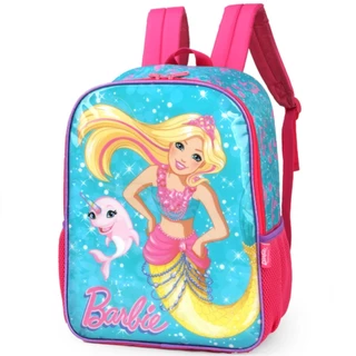 Mochila De Costa Escolar Barbie Sereia E Unicórnio Luxcel em Oferta na Shopee