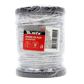 Arame de aço Galvanizado 1,5 mm x 50 metros - 4775455 MTX em Oferta na Shopee