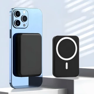 Bateria Portátil Powerbank Indução Para iPhone 5000mAh MarisaStore em Oferta na Shopee