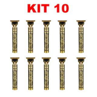 kit 10 Máquina De Cortar Cabelo Para Barba Masculina Designer Aleatório Elétrico Profissional fang