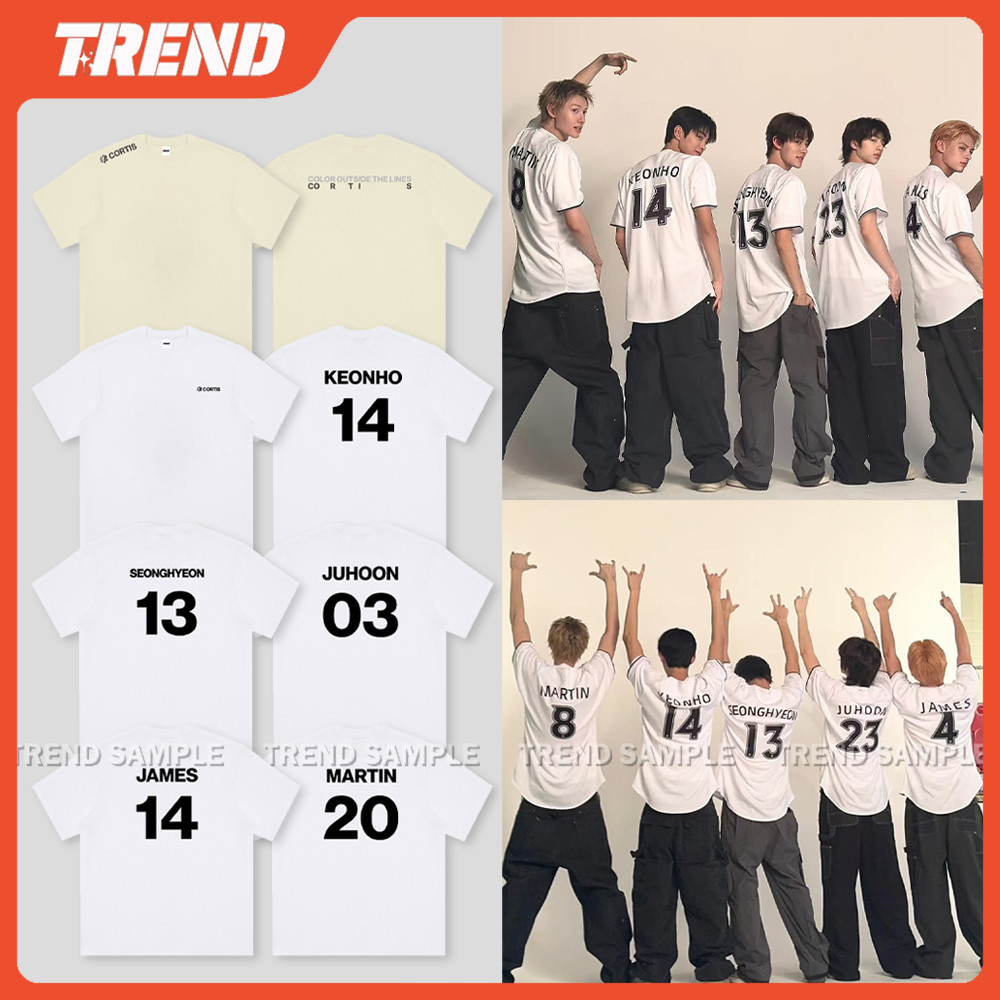 CORTIS Tシャツ Lサイズ Camiseta De Algodão KPOP CORTIS Merch Unissex Moda Vintage Solta