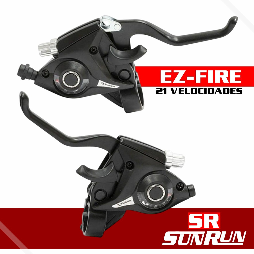 Passador V-Fire Alavanca Rapid Fire 21V 3x7v Tipo Shimano Bike MTB