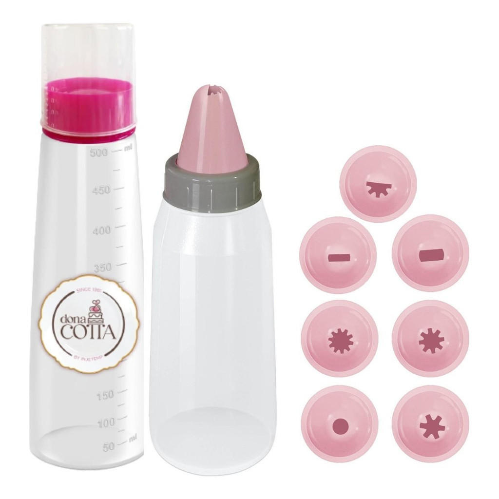Kit Confeiteiro Bisnaga Regador De Massas + Decorador De Bol