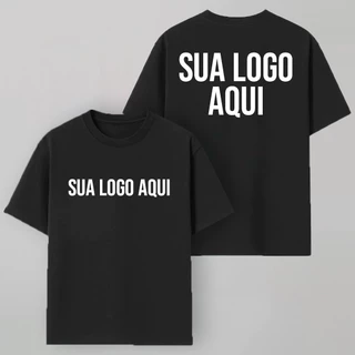 Camiseta Personalizada Com Sua Logo Ou Estampa Preferida Uniforme Empresa 100% Algodão