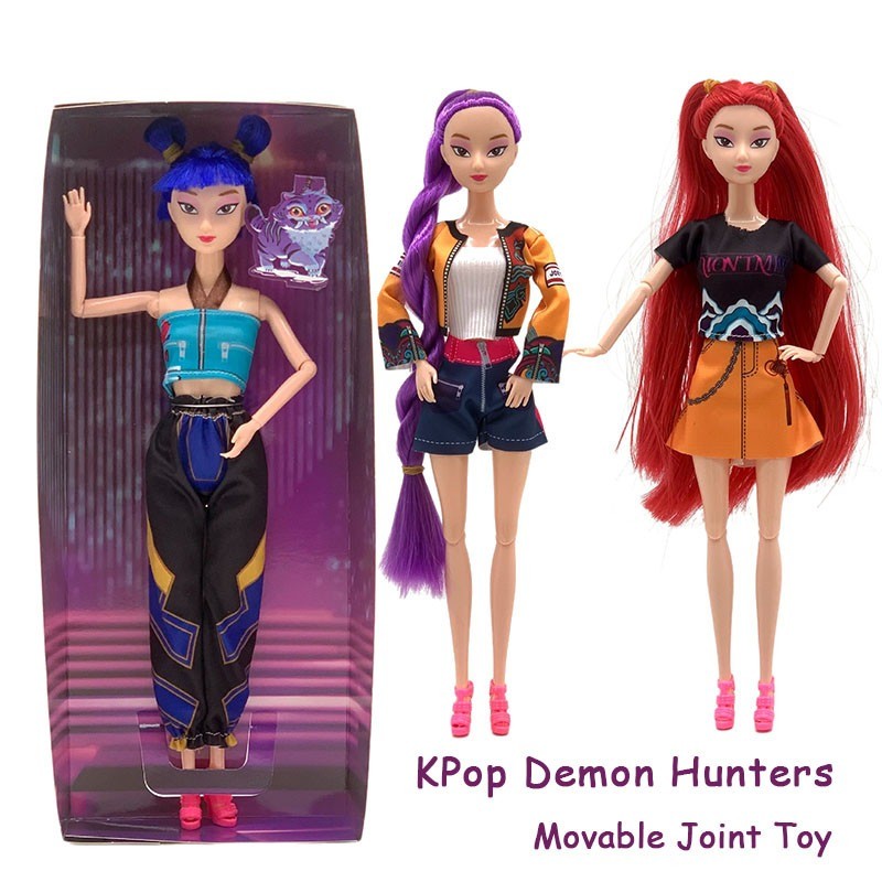 Demon Hunters Action Figure Toy Rumi Mira Zoi KPop Personagem
