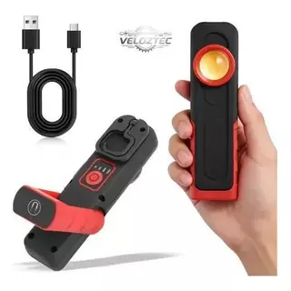 Lanterna Recarregável para Inspeção Automotiva | 5W COB + 3W LEDs 350lm