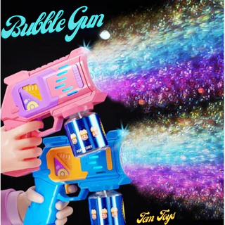 Lança bolha bazuca BUBBLE GUN bolha de sabão automatico com luz brinquedo para crianças